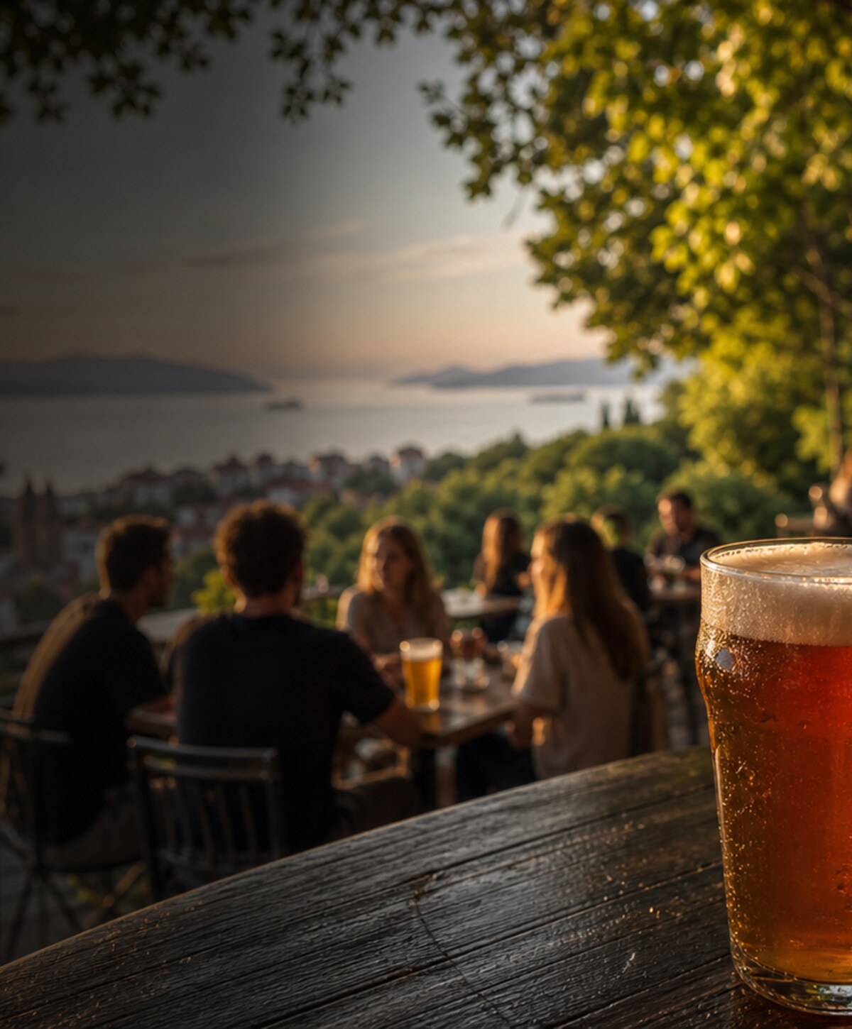 Terasa The Beertije u zelenilu